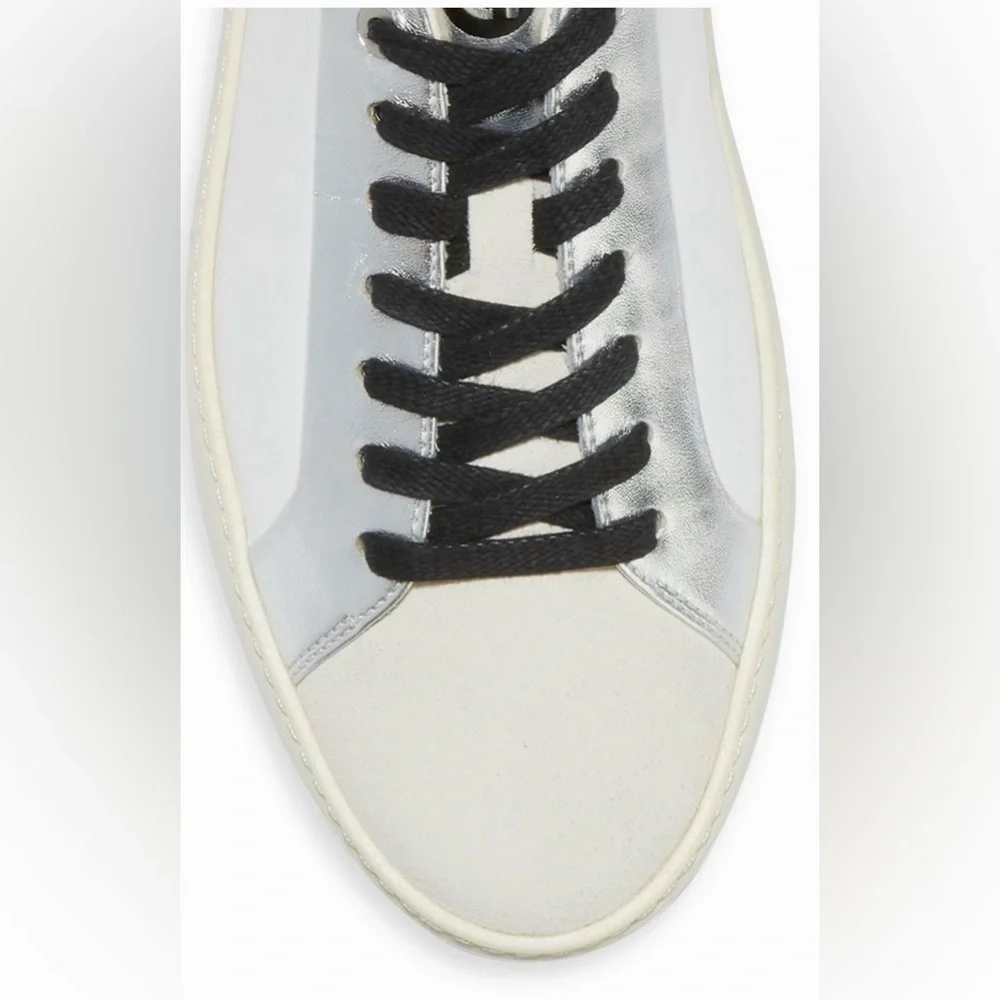 Cole Haan Grandpro Cloudfeel Topspin Leather & Faux Calf Hair Sneakers Size 11 M